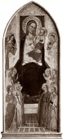 Anonimo — Orcagna. Madonna, Bambino e santi — insieme